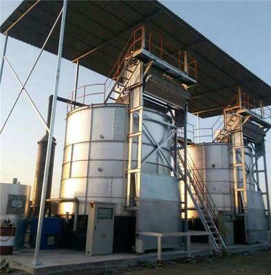 8-12 m3/día Tratamiento de estiércol Fermentación Tanque orgánico Equipo de producción de fertilizantes