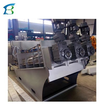 Tratamiento de agua 1 Presión A Vis Deshidratador de planta Presión de tornillo con caja de control automática