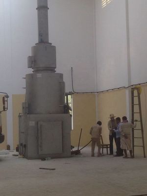 Incinerador de residuos industriales de 2300-13000 kg de capacidad para la gestión de residuos ecológicos