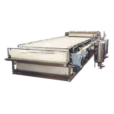 Filtro de banda de vacío horizontal para el tratamiento de lodos de aguas residuales en el sector de la minería energética