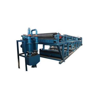 Filtro de banda de vacío horizontal para el tratamiento de lodos de aguas residuales en el sector de la minería energética