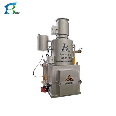 Incinerador de gas de plasma de acero al carbono para la quema de residuos con ladrillos resistentes al calor