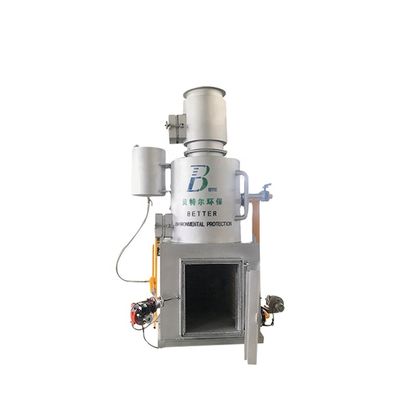Máquina de incineración de residuos de combustión certificada ISO 9001 para la eliminación de residuos sólidos
