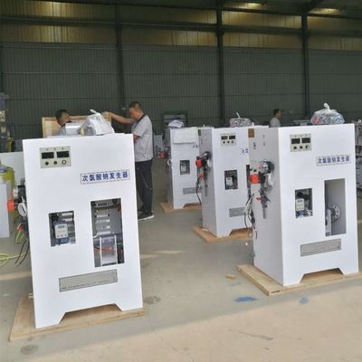 Generador de hipoclorito de sodio para el tratamiento del agua para componentes centrales y potencia del motor