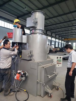 Incinerador para mascotas Máquina de cremación sin humo con capacidad personalizada de 10-500 kg/hora